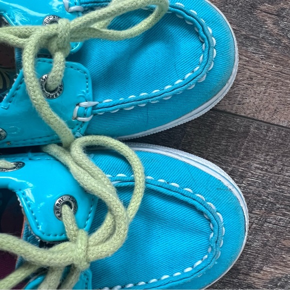 Teal Sperry boat shoes - Picture 2 of 5